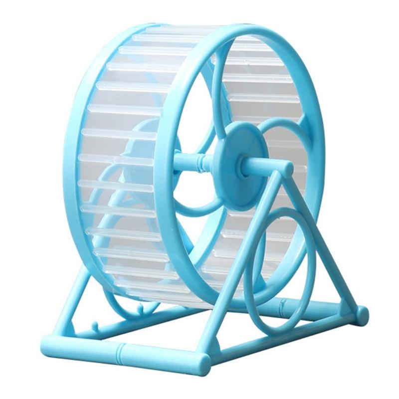 

Pet Hamster Exercise Running Wheel with Stand Playing Supplies Cage Toy Gerbils Hamster Running Jogging Toy