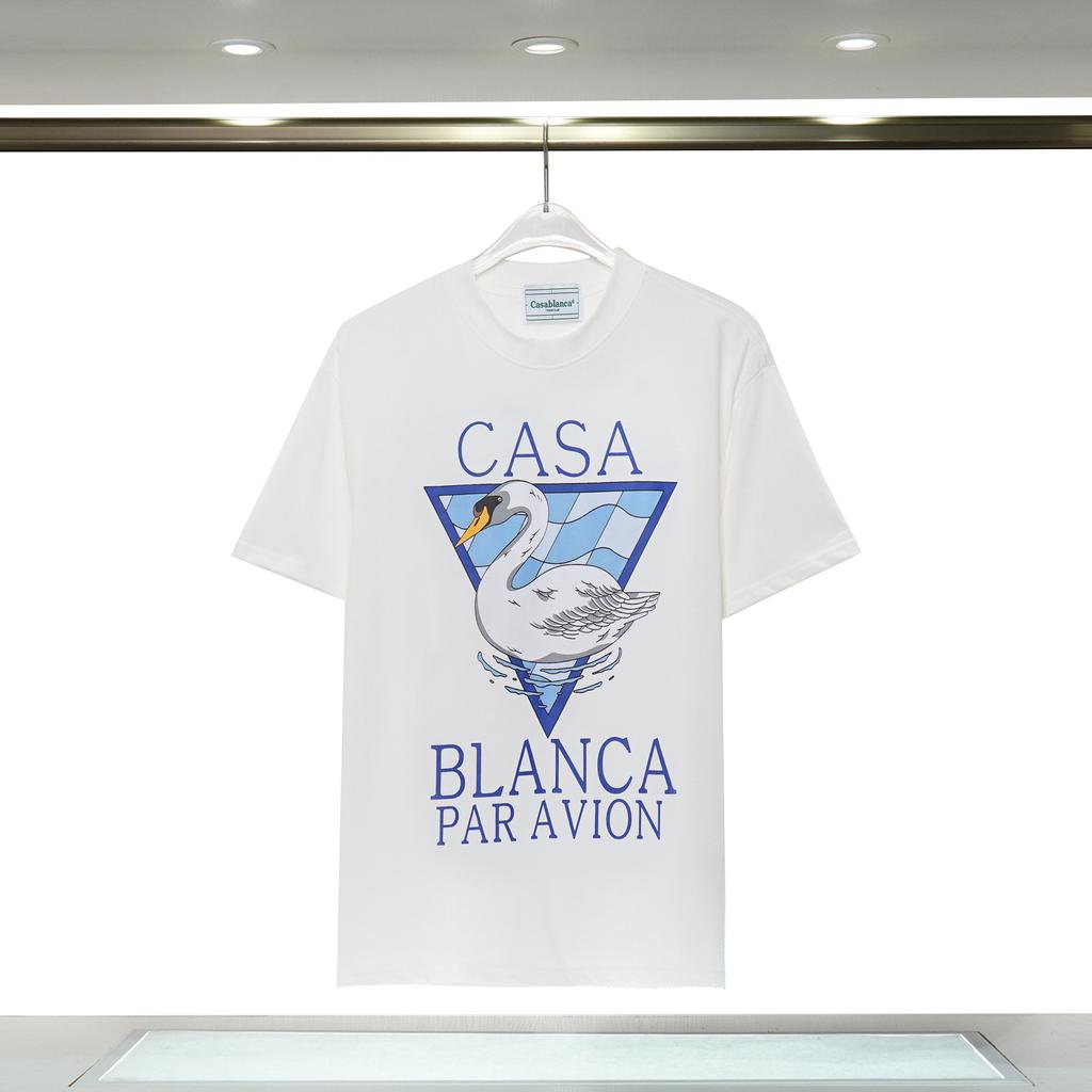 Casablanca 23 Frühling und Sommer Neuheit Fantasie Tor Sternenhimmel Schloss Casa Buchstaben Logo Kurzarm Partner T-Shirt