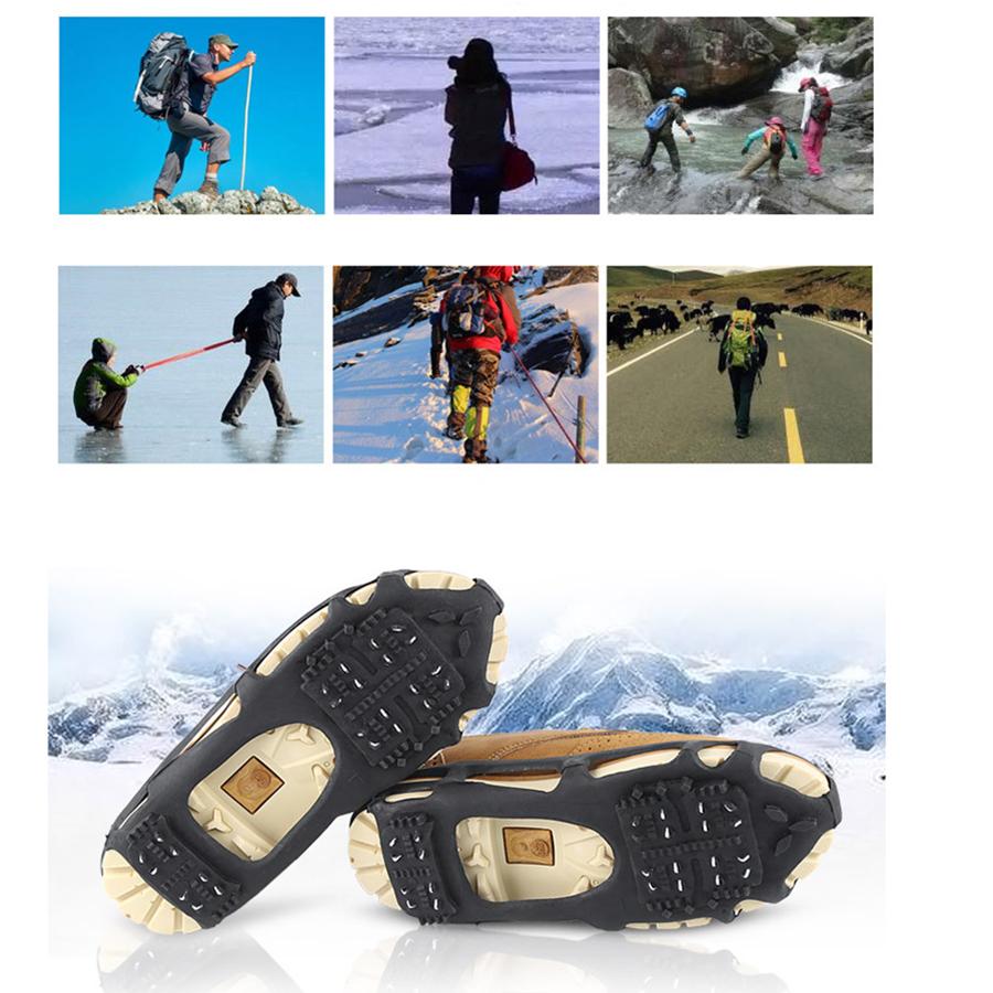 Eis Schnee Steigeisen Stollen Rutschfest Laufspikes Griffe Gripper Für Stiefel Über Schuh