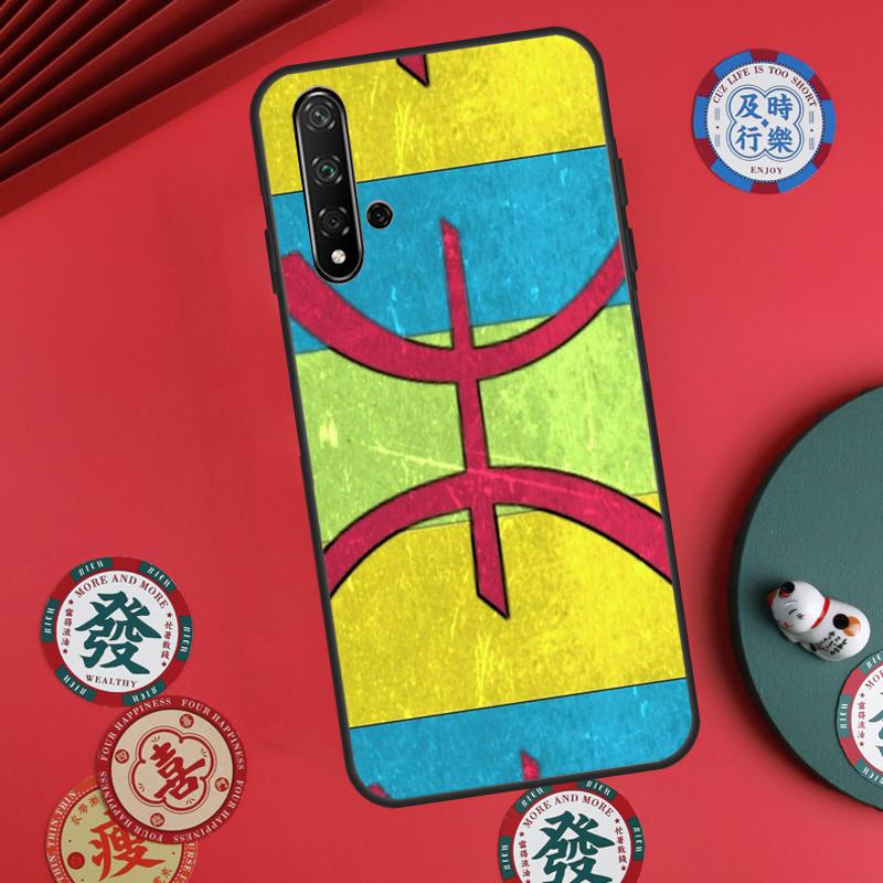 Amazigh Symbol Berber Akademie Für Huawei Nova 11 Pro 9 10 SE Y70 Y60 Y90 Y61 Y91 Y73 Y72 12s 12i 11i 8i P30 P40 Lite Hülle