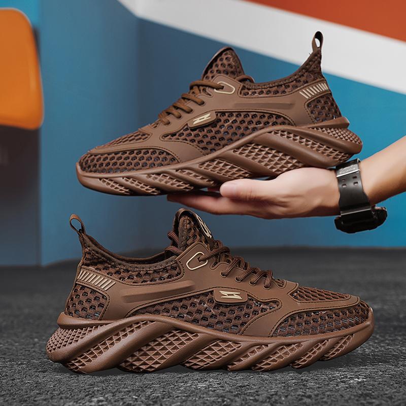 Sommer Herren Freizeitschuhe Mode Leicht Herren Laufschuhe Walking Sneakers Mesh Atmungsaktiv Männlich Jogging Sportschuhe