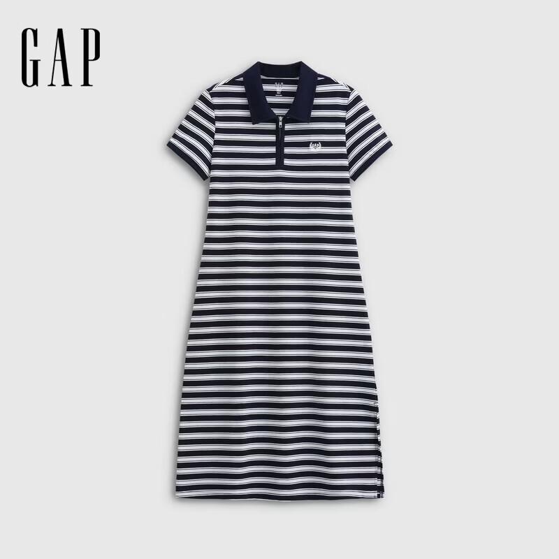 GAP Women s Logo Embroidered Polo Dress L