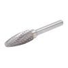 Double Cut Carbide Burr Rotary File Tree Shape Multipurpose for Aviation Automobile Ship