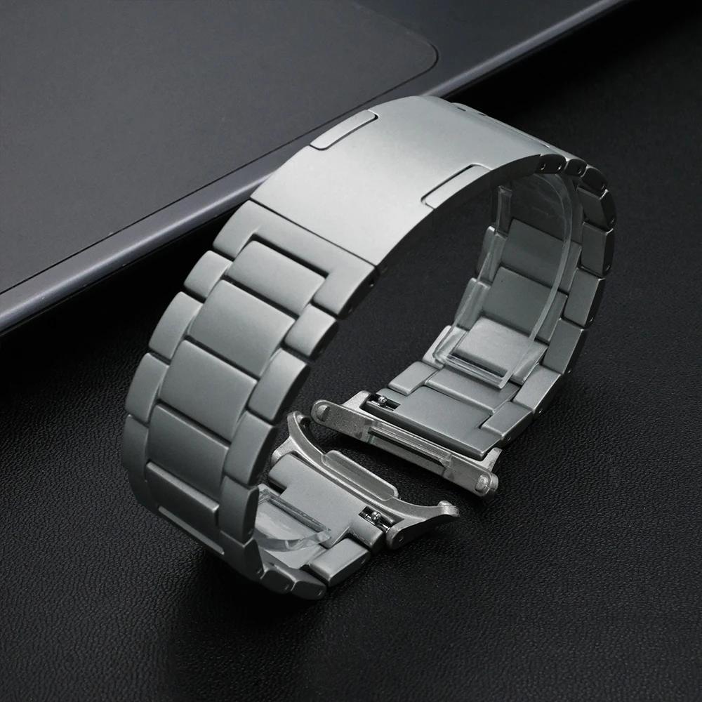 Pasek biznesowy z tytanu do zegarka Samsung Galaxy Watch Ultra 47 mm 2025, męski, luksusowy, do Samsunga GALAXY ULTRA 7 47 mm Correa