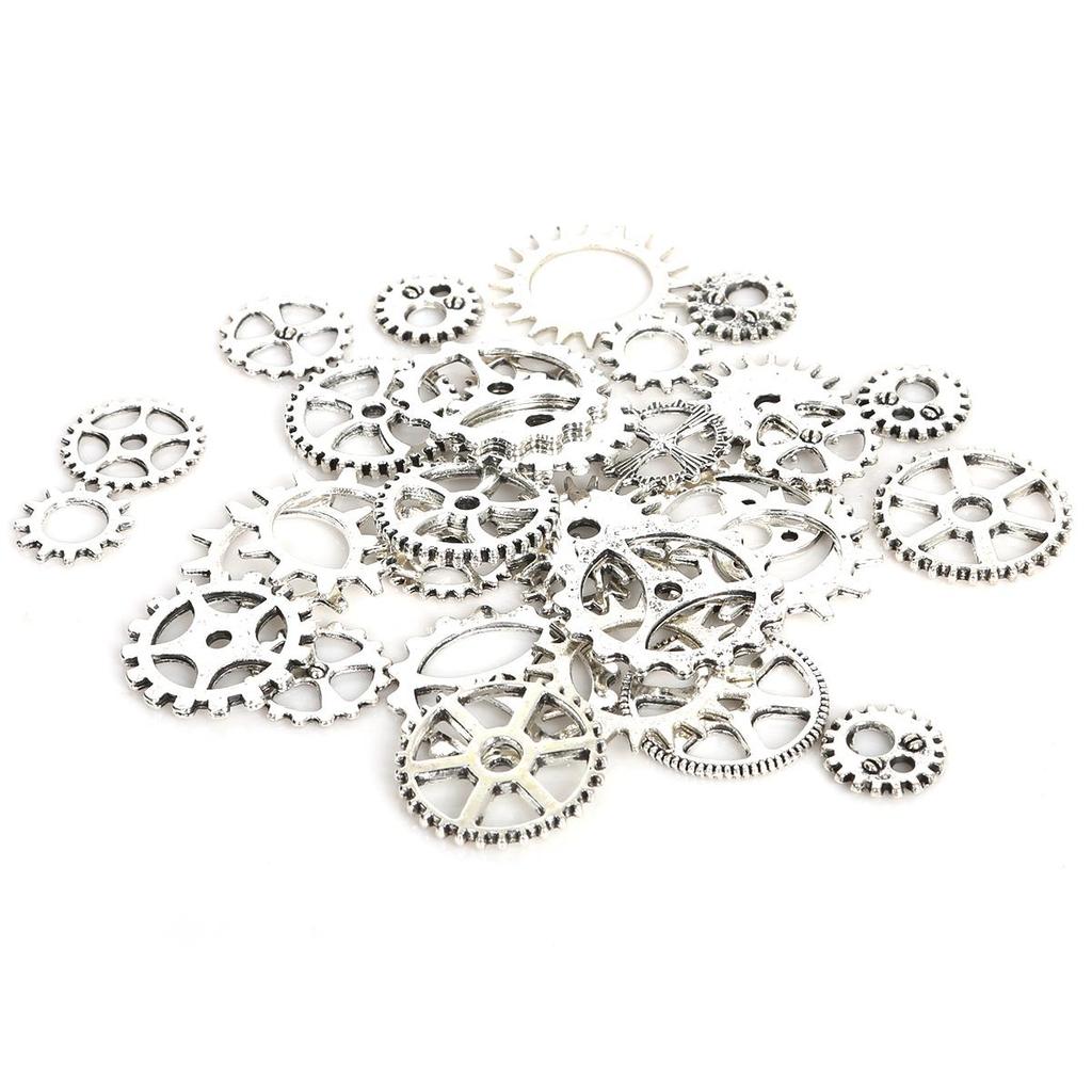 Metal Mixed Gear Charm Pendant DIY Jewelry Accessories Findings Supplies For Jewelry Making
