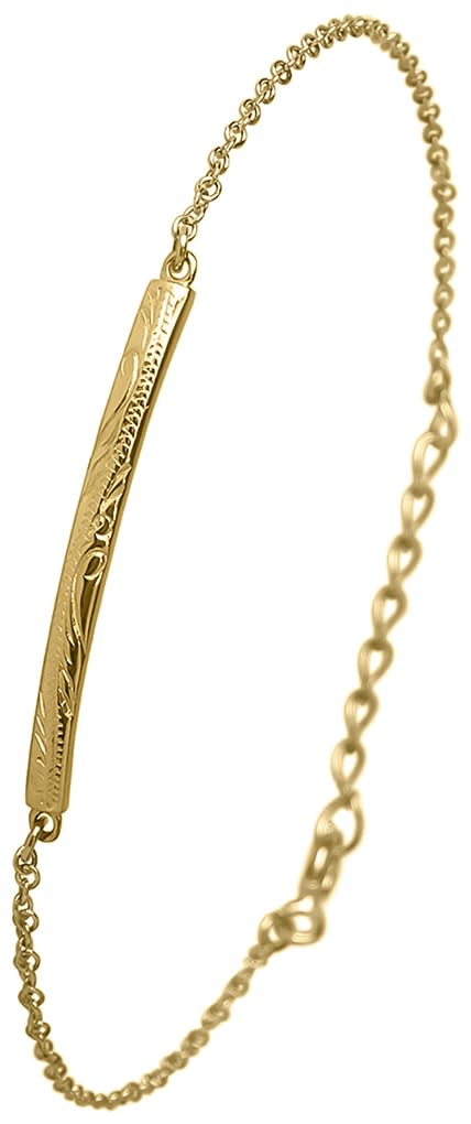 

[Close to Me] Special Edition Limited Edition Hawaiian Jewelry Blue Diamond Gold Bracelet for Women in Sterling Silver