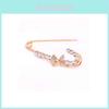Elegant Women Fashion Crystal Rhinestone Butterfly Corsage Jewelry Brooch