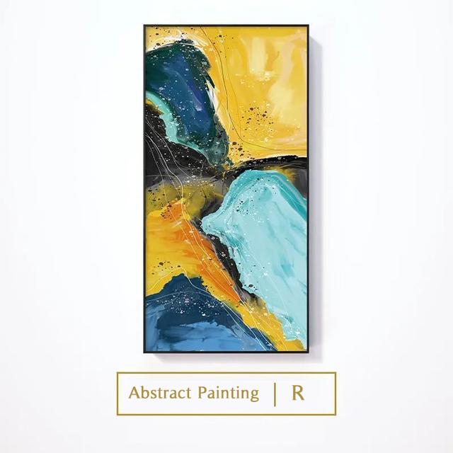 Moderne Abstrakte Ölgemälde Druck Auf Leinwand Nordic Poster Wand Kunst Bilder Für Raum Dekor Ästhetische Wohnkultur Luxus Cuadros