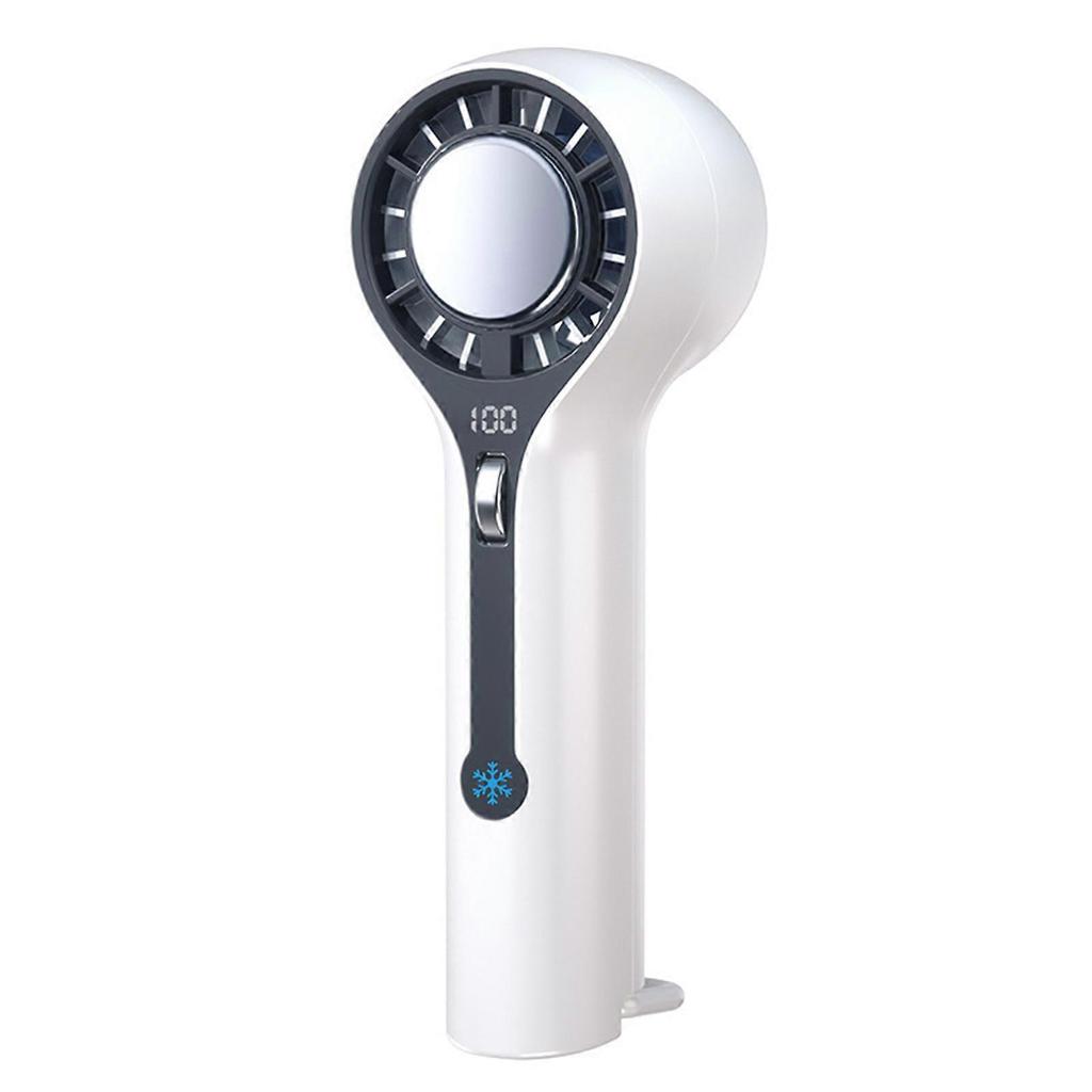 Portable Turbo Handheld Fan: 100 Speed Settings, Digital Display, 3000mAh Battery, and Super Powerful Natural Wind for Summer Travel
