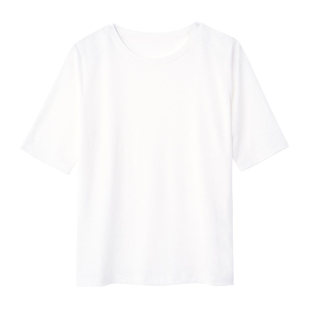 

ABOUTSEA Men s Summer Linen T-Shirt: Comfortable Basic Style, Round Neck, Regular Shoulder, Tencel Short Sleeve. Medium