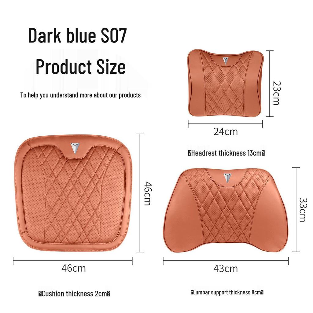 Changan Deepal S07 Car Headrest & Lumbar Support Pillow Set