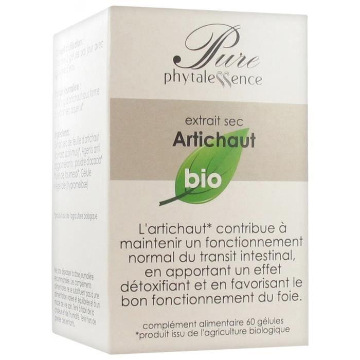 Compléments Alimentaires - Phytalessence Artichaut Bio 60 Gél.