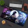 1Pc Fantasy World Adventure Gaming Mouse Pad Keyboard Desk Mat Non-slip Rubber Lock Edge Waterproof Computer Mousepad for Office Home Decor Es155