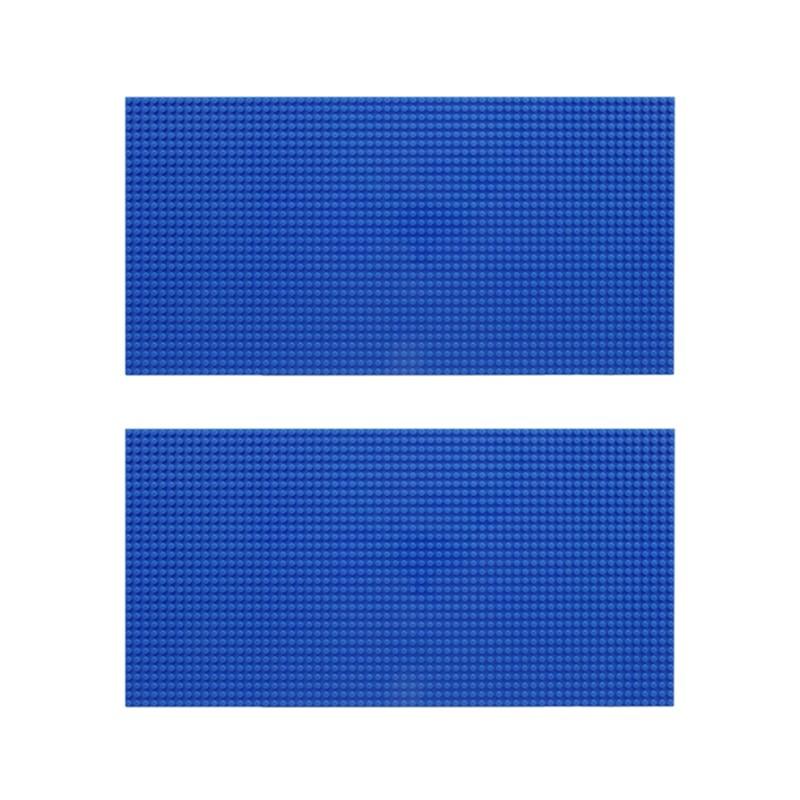 Non-Toxic 2Pcs 32X64 Holes Large Classic Building Blocks Base Plate - Compatible With Brand Toys Diy Assembled Wallchristmas Hallow Gift