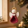 Cute Angel Doll Craft Making Kit Wings Girl Knitted Angel Pendant Crochet Angel DIY Kit  Xmas Gift
