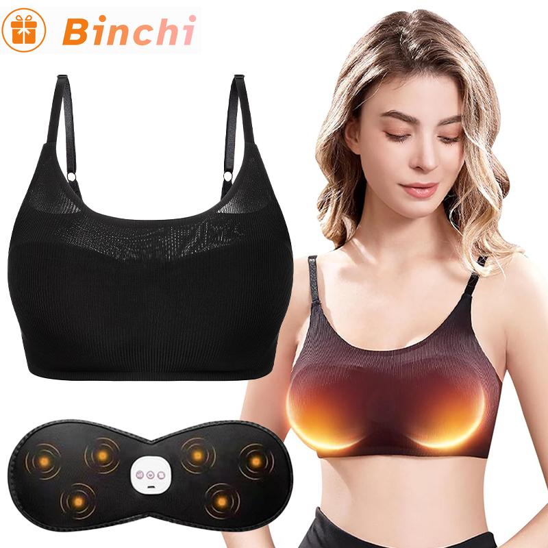 Electric Breast Enlarging Massager Bra Vibration Chest Massager Breast Enhancement Instrument Breast Heat Stimulator Ealth Care