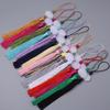 10pcs 23cm Tassel Silk Fringe Trim Colorful Handmade White Jade Lotus Tassels For DIY Bookmarks Souvenir Home Party Gift Decor