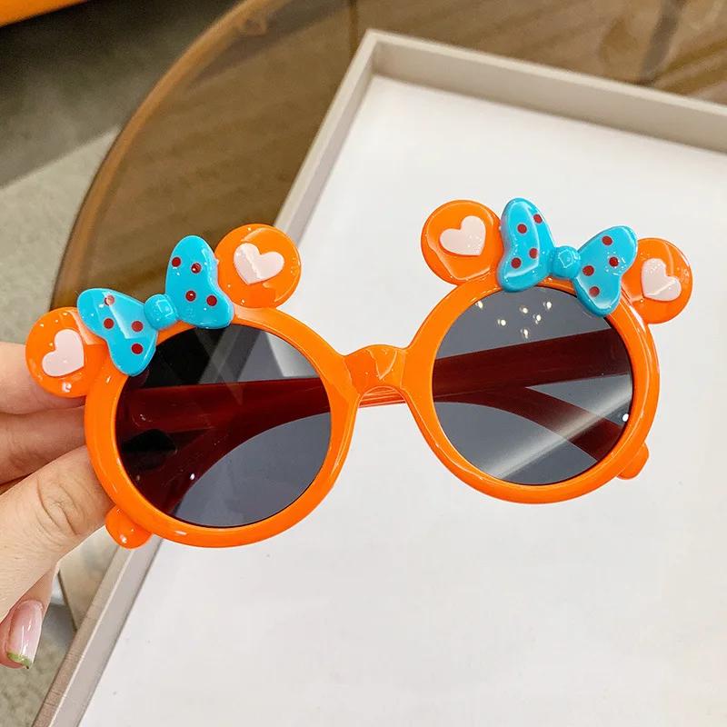 New Children Cute Cartoon Sunglasses Boy Girl Outdoor Sun Protection Summer Shades Baby Photography Eyewear Uv400 Glasses