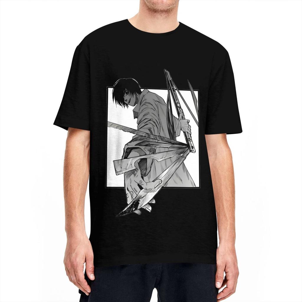 Japan Anime Sakamoto Days T-Shirt Neuheit T-Shirts Kurzarm Klassische Oberteile Sommer 100 Baumwolle Atmungsaktiv Übergröße 5XL T-Shirts