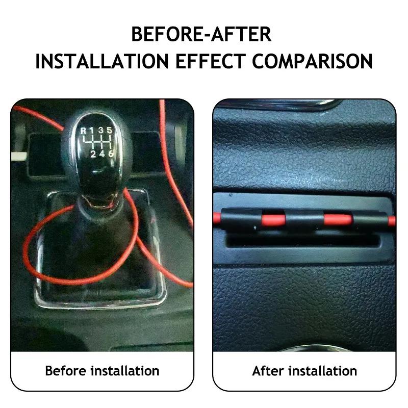 Car Navigation Car Charger Data Cable Fixing Clip Storage Management Clip Cable Holder Multi-functional Fixed Wire Clip Fastener