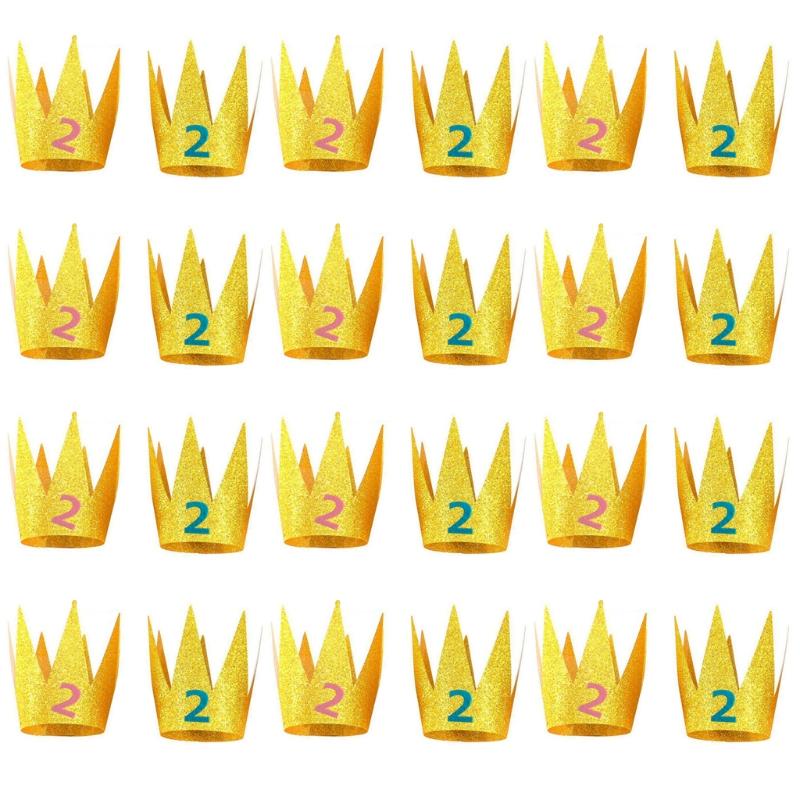 Gag Gift for Kids&Adults 1 Set Birthday Crown Ornaments Kids Party Favor Toys Creative Supplies Halloween Supplies