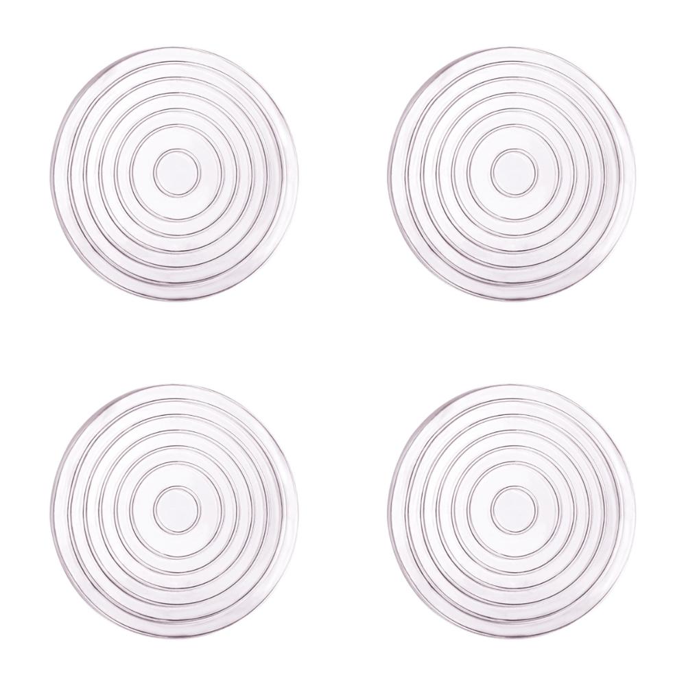 4Pcs Self Adhesive Silent Table Foot Mat Transparent Sofa Chair Foot Fixed Pads  Sofa Corner