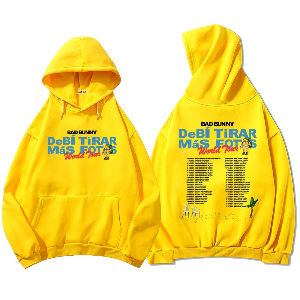 Powinienem był zrobić więcej zdjęć Tour 2026 Bluzy Album DTMF Bad Bunny Nadruk Bluzy Zimowe Polarowe Mężczyźni Kobiety Bluzy Unisex