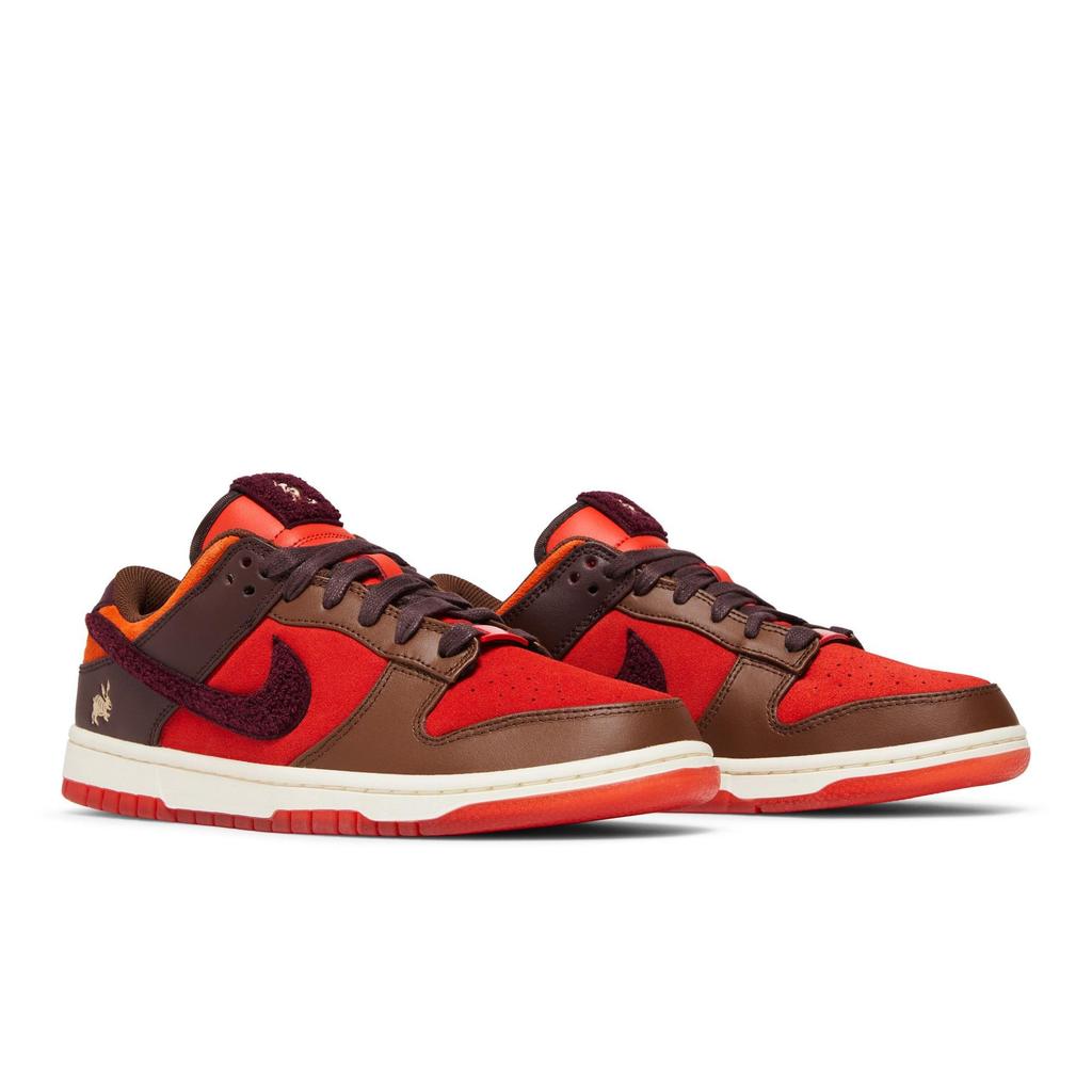 Nike Dunk Low 'Year of the Rabbit - Light Crimson' (Unisex) Light Crimson / Night Maroon / Coconut Milk / Earth / Cacao Wow Skateboard Shoes