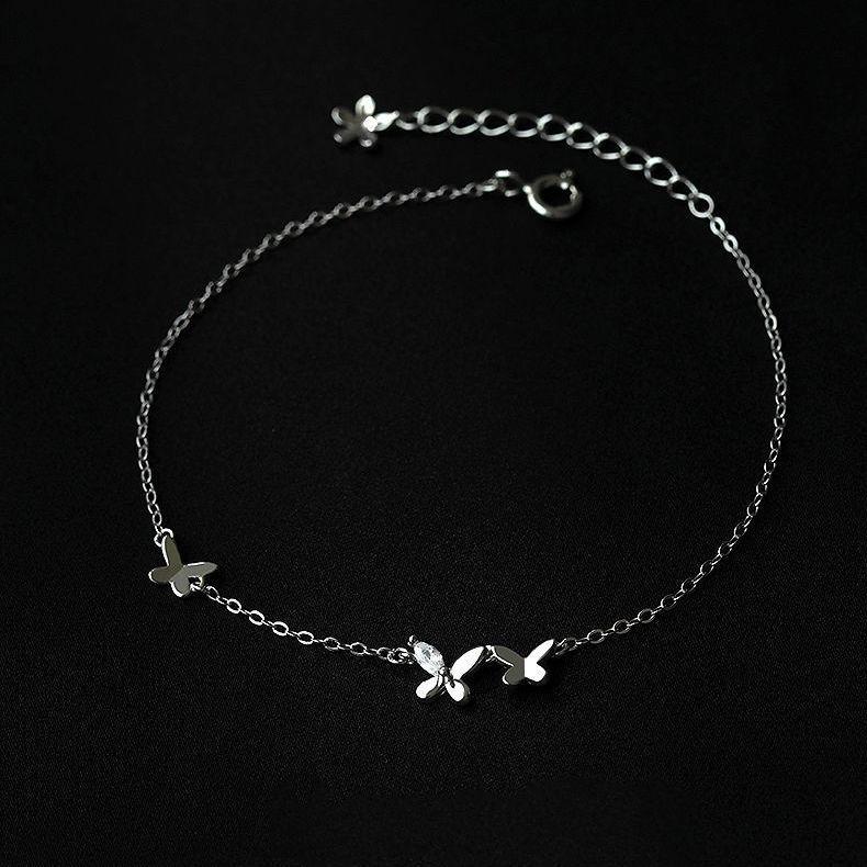 

Summer Butterfly Anklet: Mori Style Tassel Bracelet for Women - Chic Gift for Besties