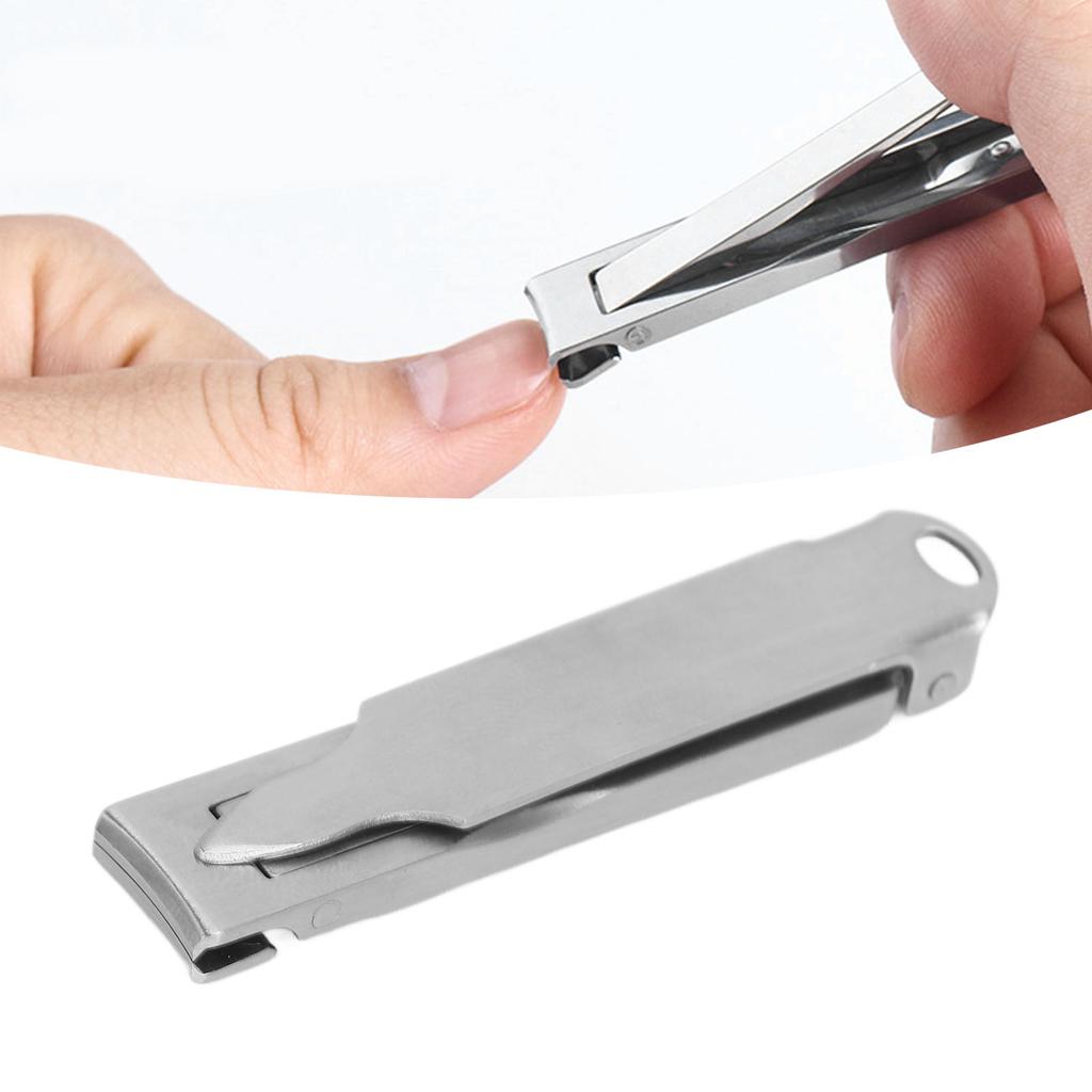 Nail Care Clipper Cutting Folding Stainless Steel Portable Ultra Thin Trimming Nail Clipper