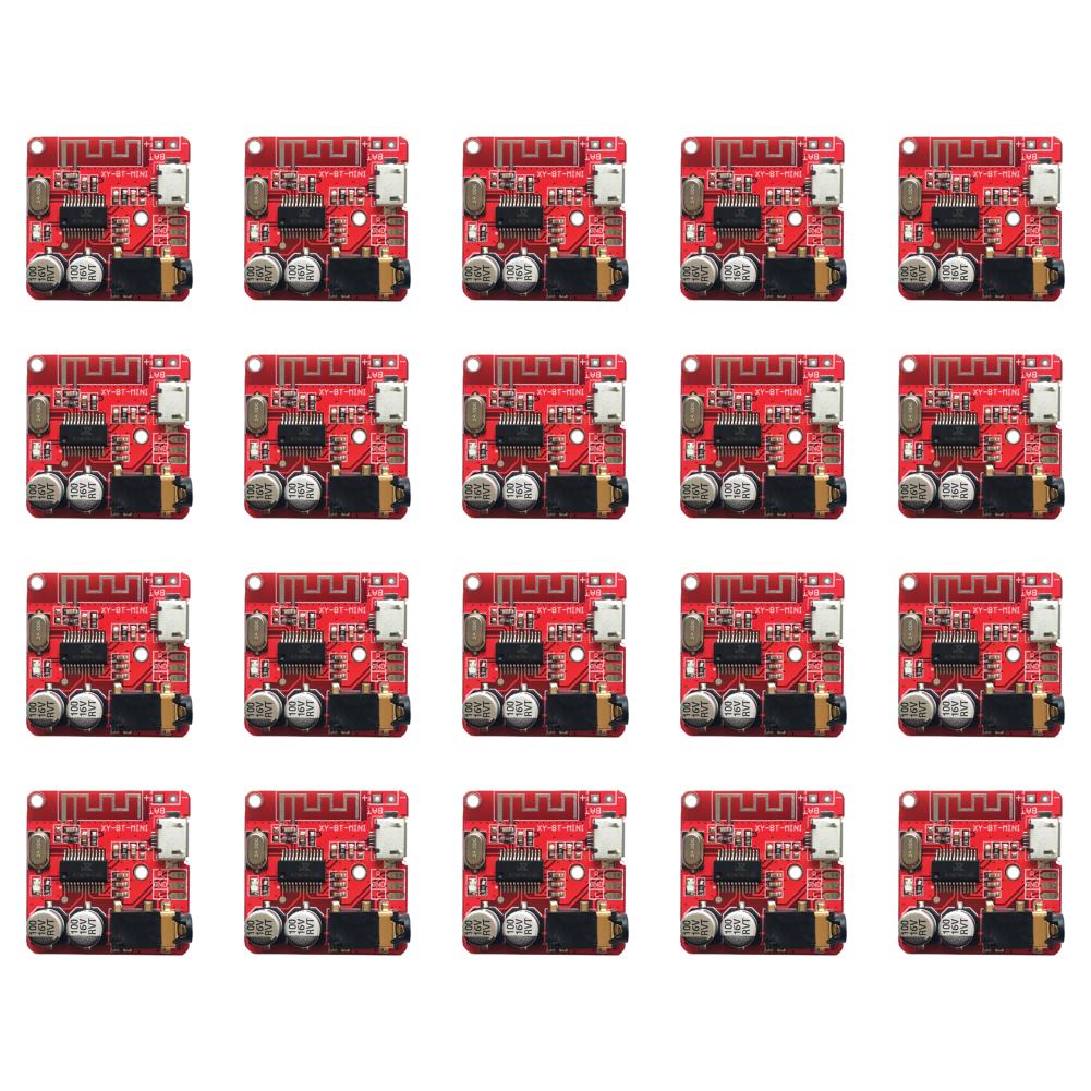 5/10Pcs Bluetooth 5.0 Audio Receiver Board DC 3.7-5V Car Stereo Music Amplifier Module Support MICRO USB Dual Channel for DIY