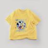 Solid Color  Mickey Children T-shirt Summer Clothing  Cartoon Casual Tees Crewneck Short Sleeved Tops Kids Tees