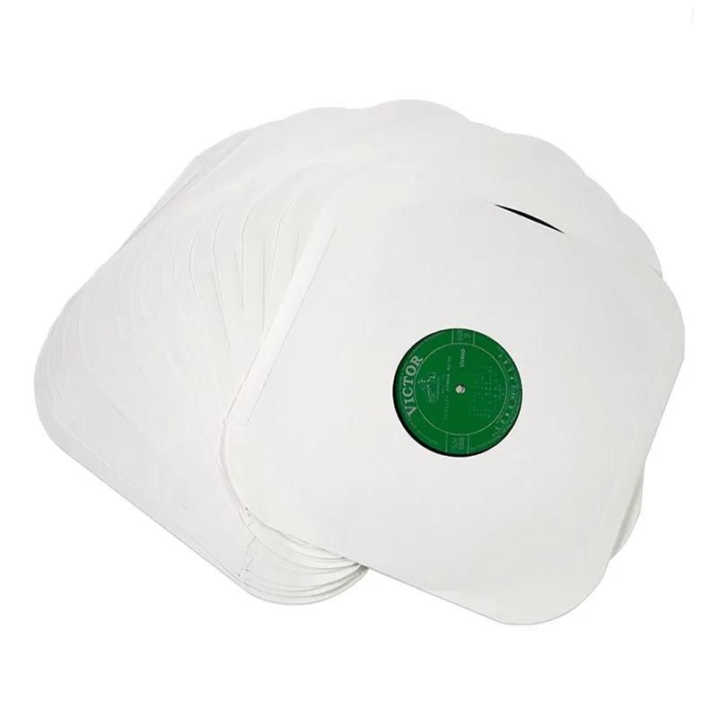 10/30/50PCS Kraft Paper Record Protection Sleeves LP Inner Sleeves Album Covers Center Hole for Record Protection New