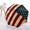Flag,Stars Automatic Folding Umbrella 8 Ribs Lightweight Design, Durable Iron Frame, Compact and Portable, Ideal Birthday or Christmas Gif