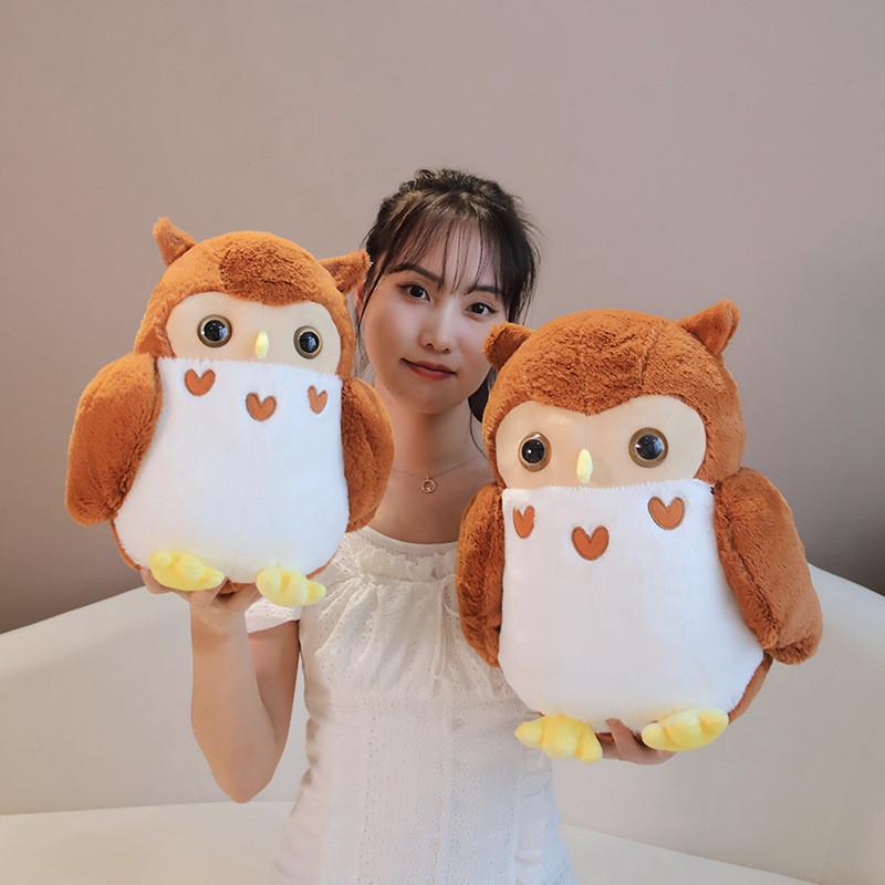 Plush Owl Cartoon Toy Stuffed Animals Doll Kids Gift Home Bedroom Decoration