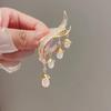 Exquisite Ear Of Wheat Pearl Rhinestone Brooches For Women Crystal Pins Suit Clothes Accessories Light Luxury Jewelry Gift