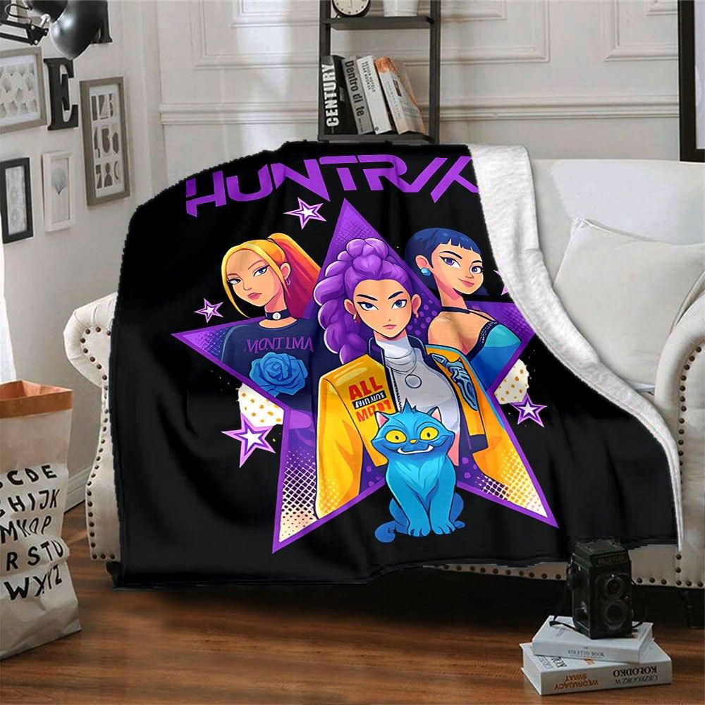 1pc hunter x Blanket Soft Warm Throw for Home, Office, Travel All Season Cozy Bedding Gift, Office Cozy Accessory