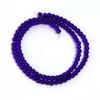 1 Strand 4/6/8/10/12mm Blue Glass Beads Smooth Round Loose Spacer Beads For DIY Jewelry Making Bracelets Necklace Accessories