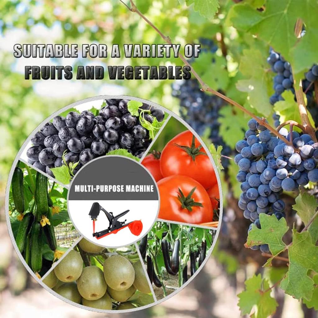Plant Tying Machine Gardening Plant Vine Tying Tool for Vegetable Grape Cucumber Tomato Flower and Pepper