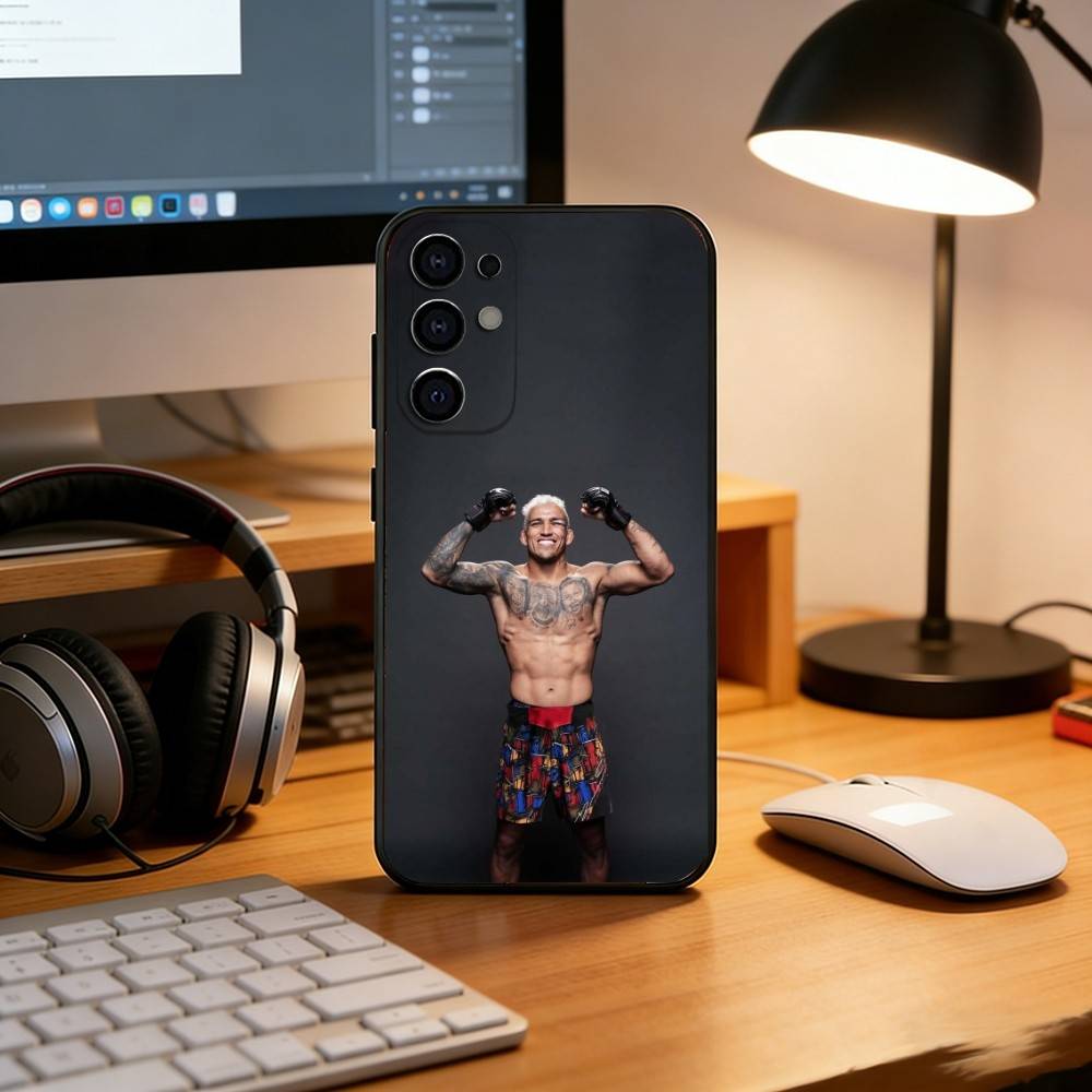 Charles Oliveira Phone Case For Samsung S25,S24,S21,S22,S23,S30,Ultra,S20,Plus,Fe,Soft Silicone Black Cover