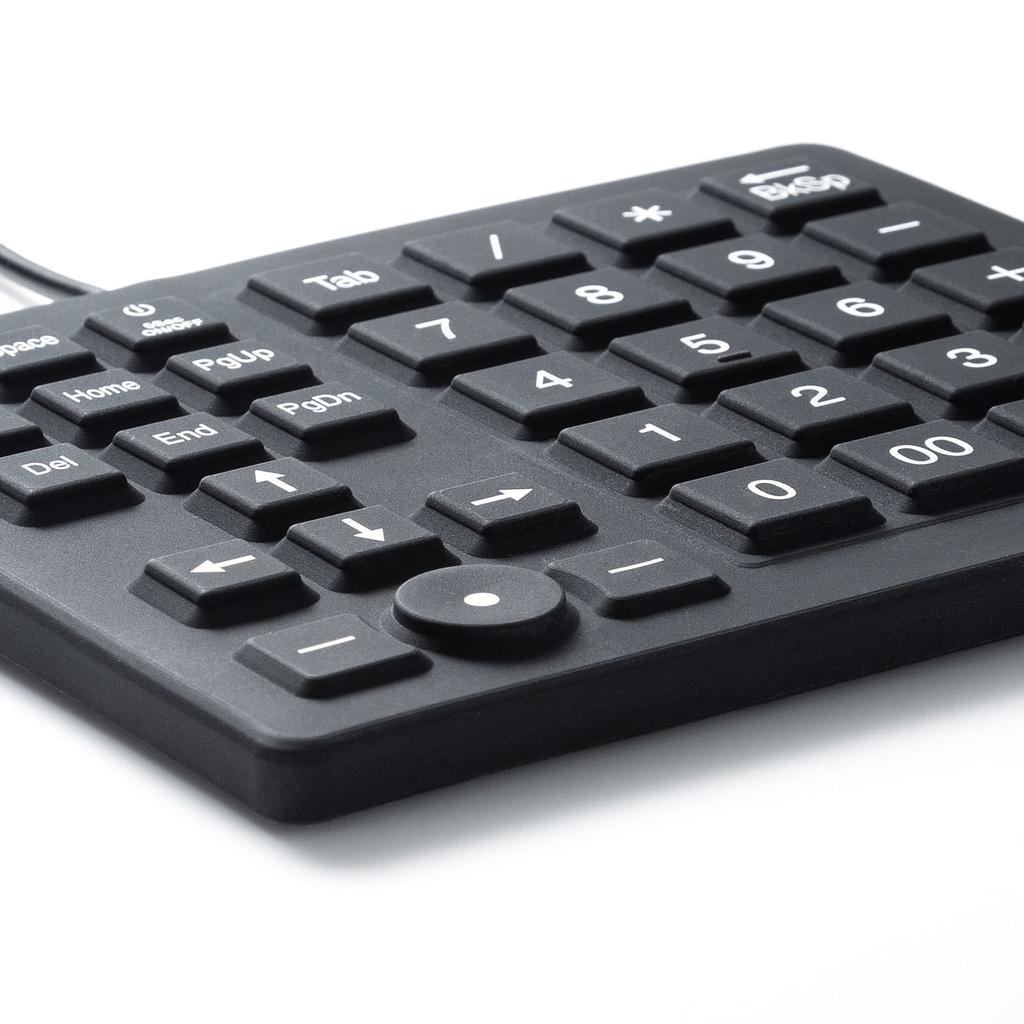 Sanwa Supply Waterproof and Dustproof Numeric Keypad Black NT-BS1BK