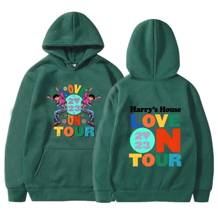 Harrys House Love on Tour Hoody Men's Streetwear Print Clothes Originality Aesthetic Sweatshirt Unisex Autumn Fleece Hoodie