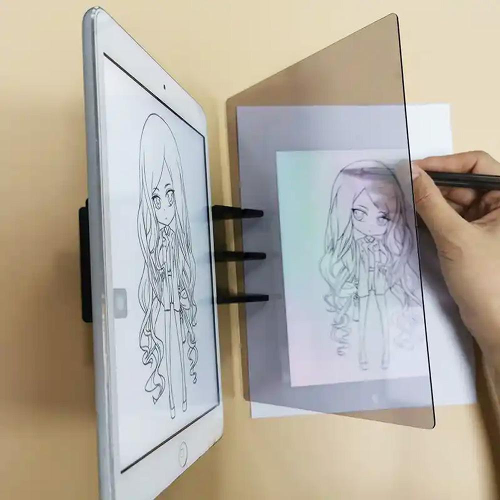 Specular Reflection Projection Optical Tracing Board Portable Painting Tracing Board Drawing