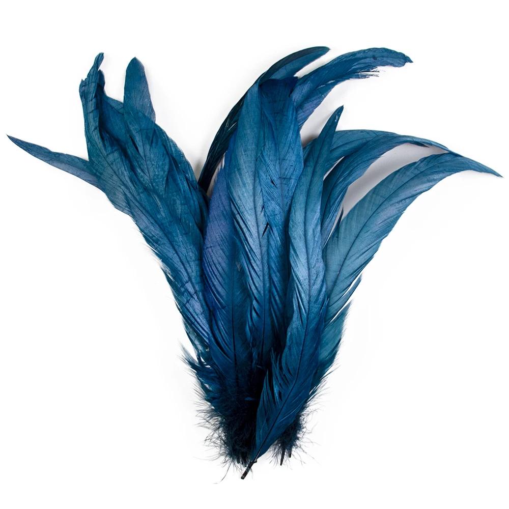 10PCS/lot Natural Roosters Tail Feather Bulk 10-16inch/25-40cm Cock Chicken Feathers Decorations for Carnival Stage Performances