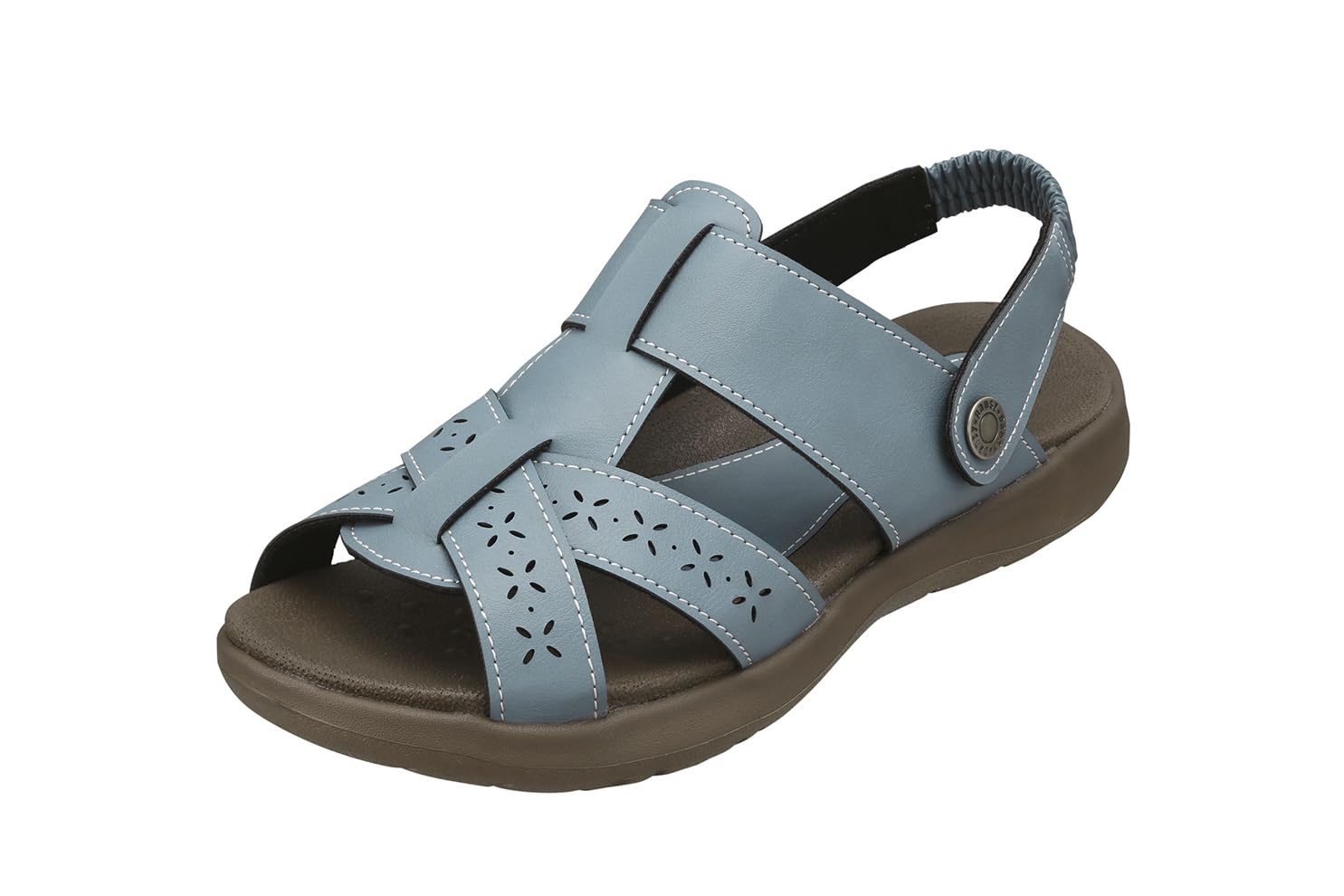 

BB5521 Сандалии с задником Синий [Анютины глазки] Ремешок, Женские, Амортизация, 2 способа ношения, S, синий