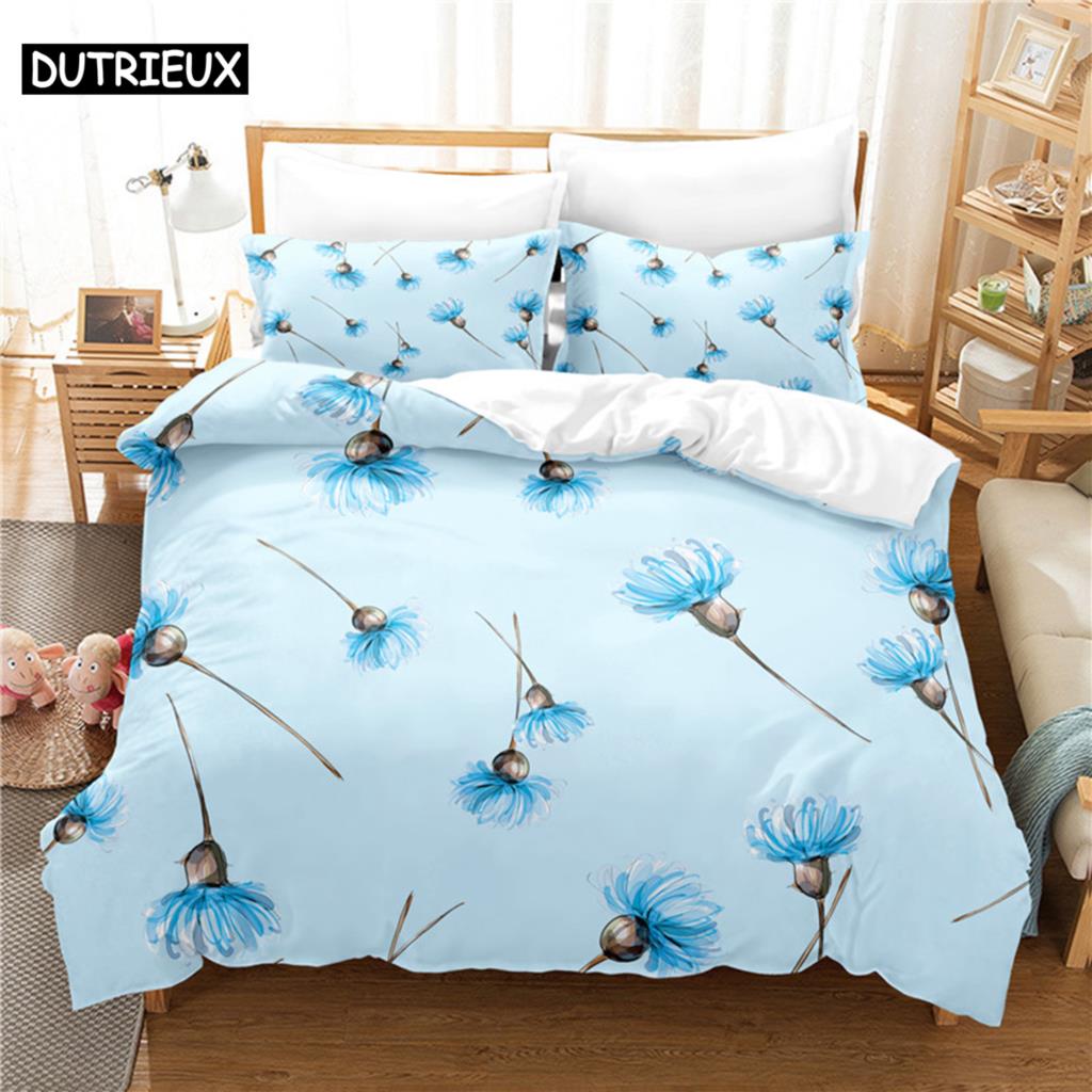 Gardenia Bedding Set Duvet Cover Set 3d Bedding Digital Printing Bed Linen Queen Size Bedding Set Fashion Design