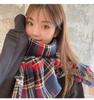 Korean Retro Double-Sided Plaid Scarf - Women's Classic Autumn/Winter Warm Accessory