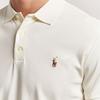 Polo Ralph Lauren Embroidered Button Slim Fit Short Sleeve Polo Shirt Men Tops Light-Cream 710704319-168