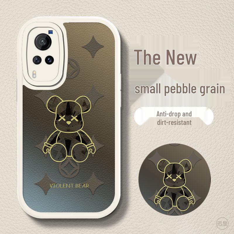 Vivo Phone Case: Compatible with S17, S16, S15, S9, S7, S6 - Solid Color, High-End, Protective Silicone.