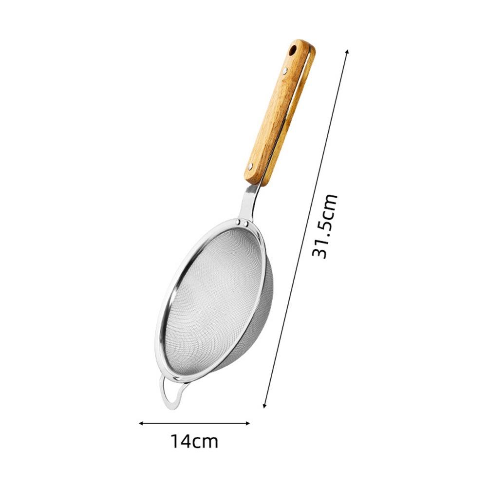 Stainless Steel Food Strainer Colander Rust-Proof Cocktail Sieve New Tea Strainer  for Kitchen